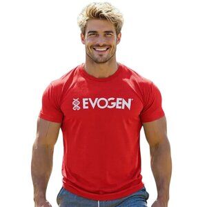 Evogen Nutrition Lifestyle Apparel Red T-Shirt Size Large